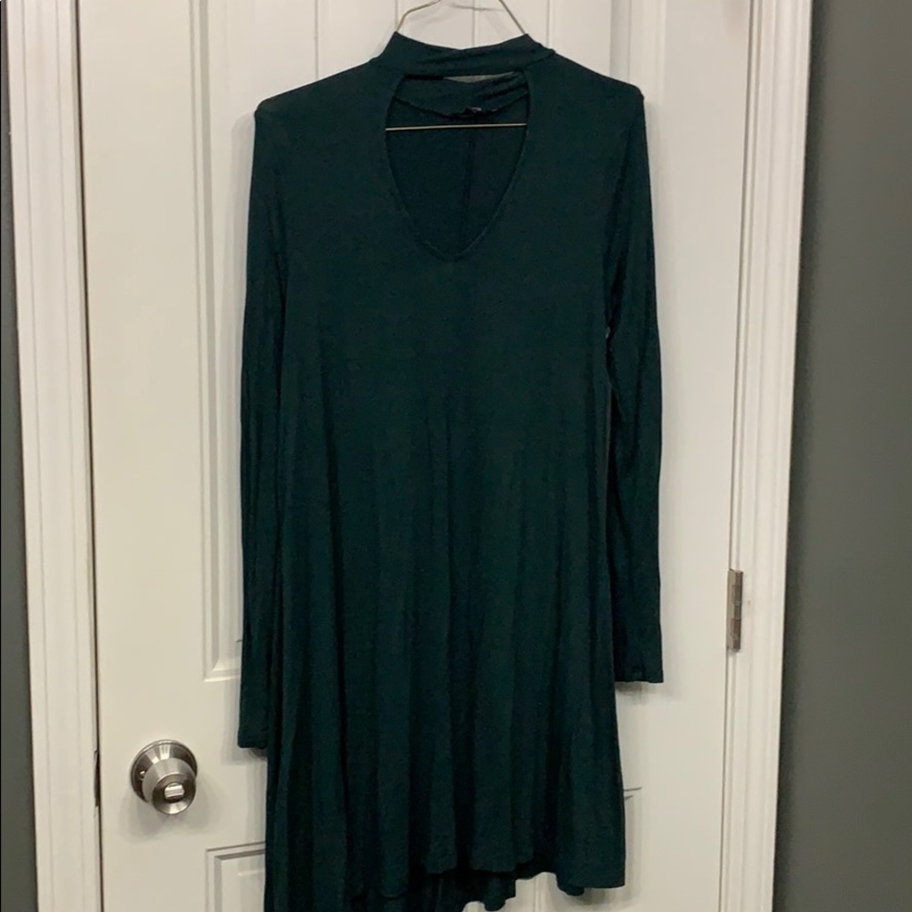 Green Express keyhole dress